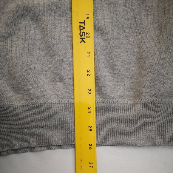 Gap Men's Size Medium Grey Hoodie with Drawstring Hood & Kangaroo Pocket - Picture 7 of 8